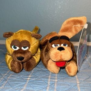 SOLD on WN - 1998 Vintage Trendmasters  Catz+ Dogz Promo Plush Fuzzy Beanz